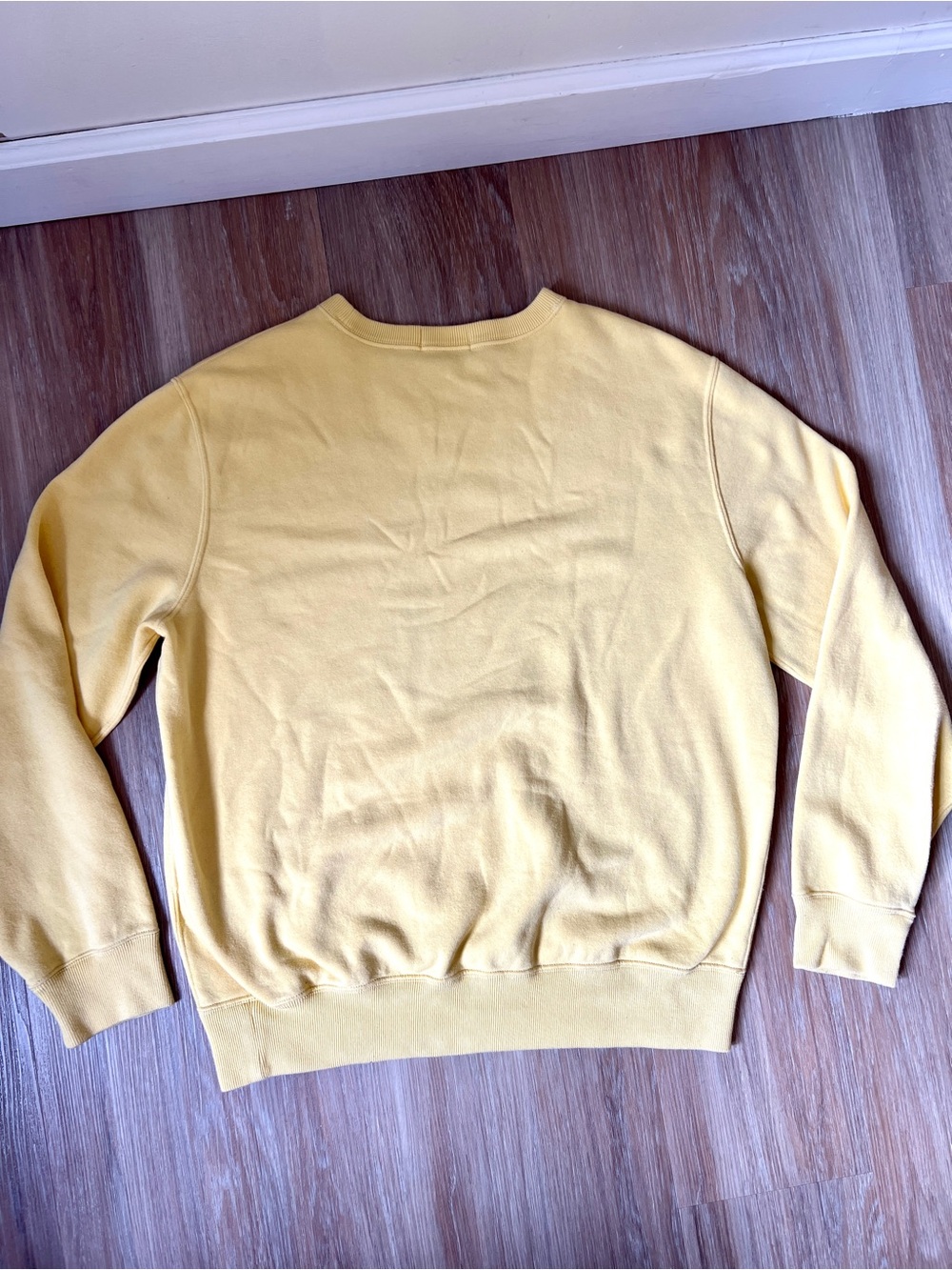 Polo Ralph Lauren Polo Bear Sweatshirt Yellow Fleece Crewneck Men’s Large - Picture 6 of 8